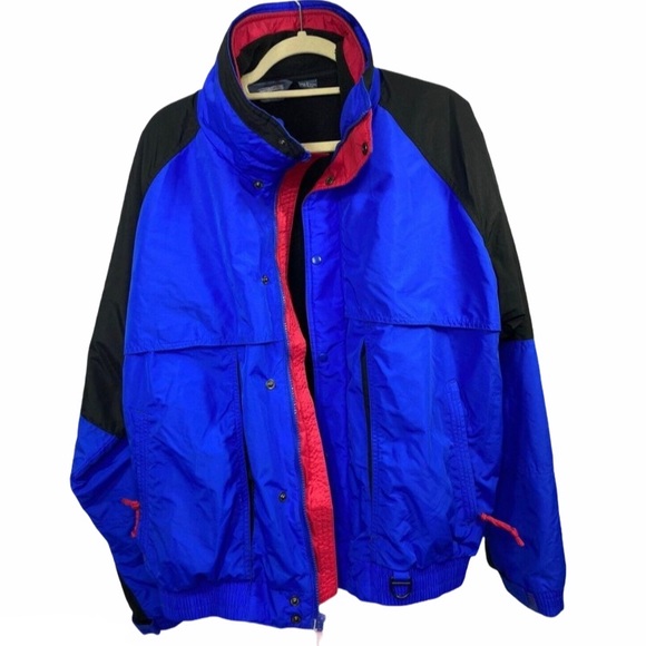 Sierra Sport Blue Windbreaker Fleece Jacket Coat - Picture 4 of 10